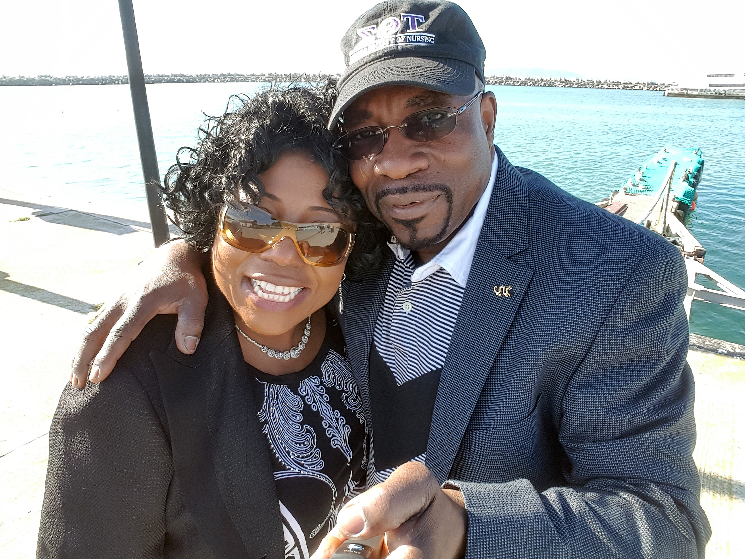 Drexel University's College of Nursing and health Professions nursing faculty Rita K. Adeniran, DrNP, MSN, RN, NEA_BC,  FAAN and her alumnus husband, Anthony A. Adeniran, DNP, MSN, RN, PCA